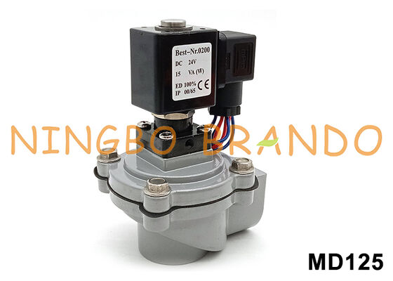 صمام نفث نبضي بزاوية قائمة من النوع Huaneng 1 بوصة MD125 لمجمع الغبار