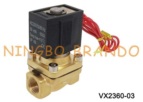 SMC نوع VX2360-03 3/8 '' صمام الملف اللولبي النحاسي AC220V AC110V DC24V