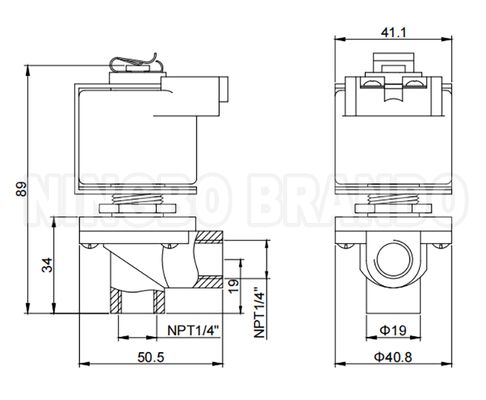 صمام توجيه عن بعد من نوع Goyen RCA5D0 RCA5D1 RCA5D2 1/4 بوصة 12 فولت 24 فولت 110 فولت 220 فولت