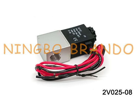 AIRTAC نوع 2V025-08 صمام الملف اللولبي ثنائي الاتجاه 1/4 بوصة خيوط الطيران