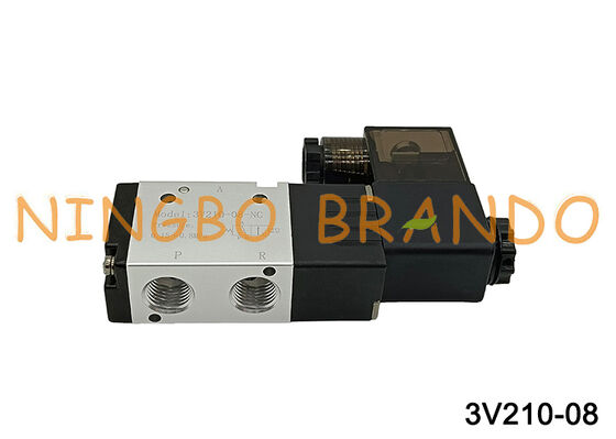 Airtac نوع 3V210-08-NC 3V210-08-NO صمام الملف اللولبي 3/2 طريقة 3V200 سلسلة