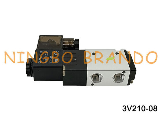 Airtac نوع 3V210-08-NC 3V210-08-NO صمام الملف اللولبي 3/2 طريقة 3V200 سلسلة