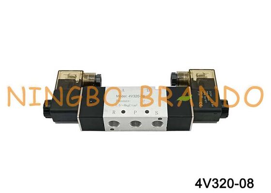 AIRTAC نوع صمامات الملف اللولبي صمامات الهواء 4V320-08 AC220V 110V DC12V 24V