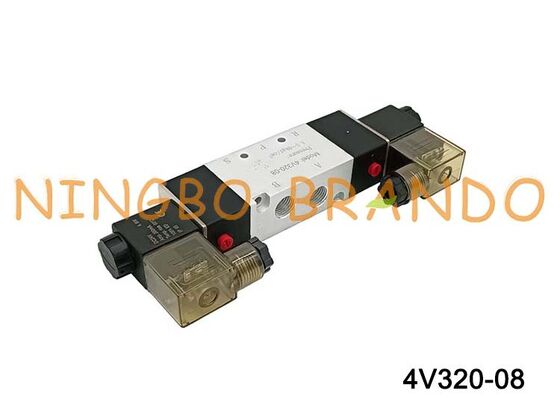 AIRTAC نوع صمامات الملف اللولبي صمامات الهواء 4V320-08 AC220V 110V DC12V 24V