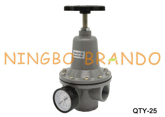 QTY-25 Pneumatic Pressure Regulator 1.0MPa 1 inch Regulator with Gauge QTY25