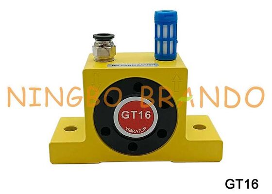 GT16 1/4 BSPP الهزاز التوربيني الهوائي الذهبي للقادوس الصناعي