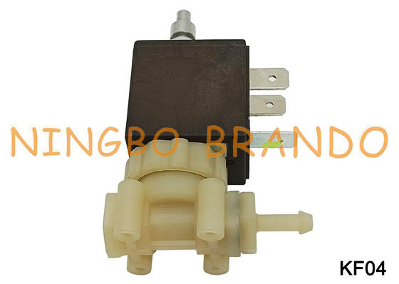 1/8 ''2 طريقة مفتوحة عادة للطعام الآمن PA66 صمام الملف اللولبي البلاستيكي AC110V KF04