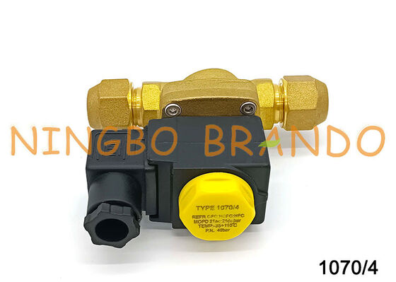 صمام الملف اللولبي للتبريد على طراز Castel 1070/4 1/2 `` SAE 220V 110V 24V