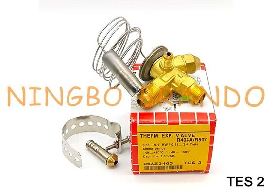TES2 068Z3403 R404A / R507 صمام التمدد الحراري TES 2