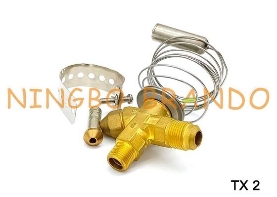 Danfoss Type 068Z3206 TX2 صمام التمدد الحراري 3/8 بوصة × 1/2 بوصة مضيئة