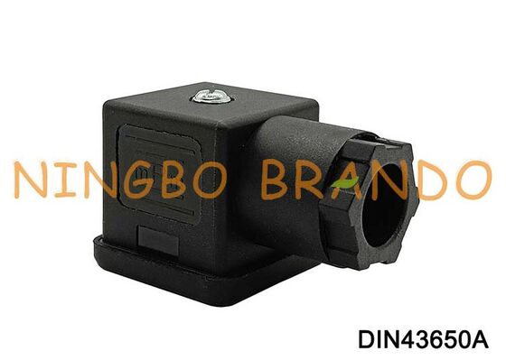 DIN43650A موصل الملف اللولبي 18 مم 3 PIN DIN 43650 النوع A
