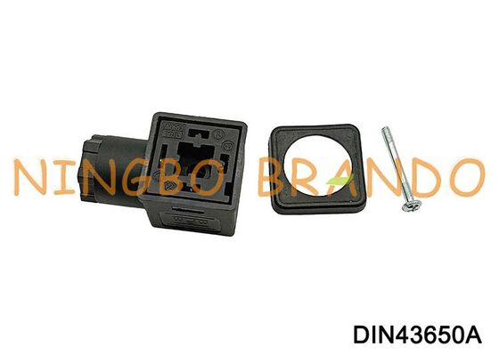 DIN43650A موصل الملف اللولبي 18 مم 3 PIN DIN 43650 النوع A