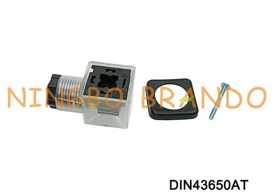 DIN43650A موصل ملف صمام الملف اللولبي 18 مم شفاف DIN 43650 النوع A