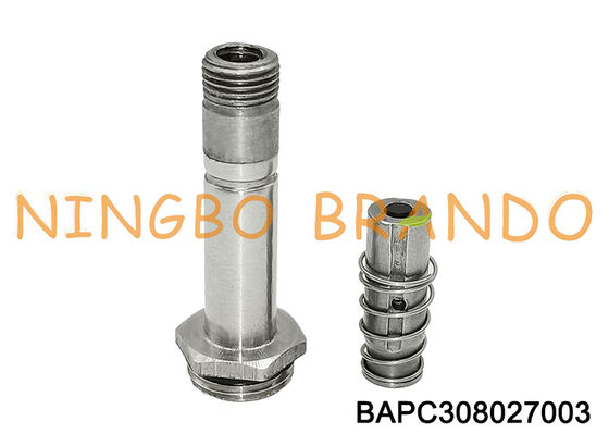 S9 M12 Thread Stainless Steel Tube 3/2 Way NC Solenoid Valve Armature Assembly