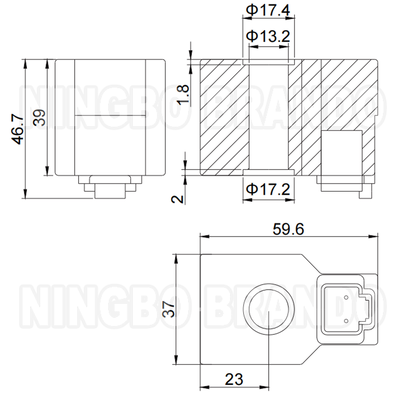 14VDC 27VDC 21W ملف الطاقة الكهربائية لـ Hyundai R210-5 R220-5 الحفر