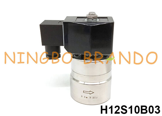 300 بار صمام الكهربائي ذو الضغط العالي 3/8'' 220V 110V 24V 12V