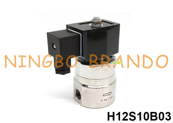 300 بار صمام الكهربائي ذو الضغط العالي 3/8'' 220V 110V 24V 12V