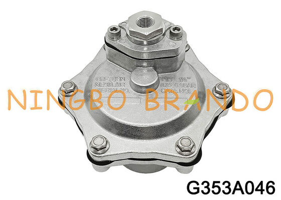 ASCO نوع G353A046 1 1/2 بوصة التحكم في الهواء عن بعد صمام الحجاب الحاجز المزدوج