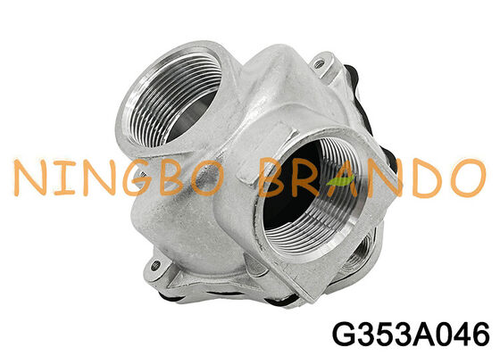 ASCO نوع G353A046 1 1/2 بوصة التحكم في الهواء عن بعد صمام الحجاب الحاجز المزدوج