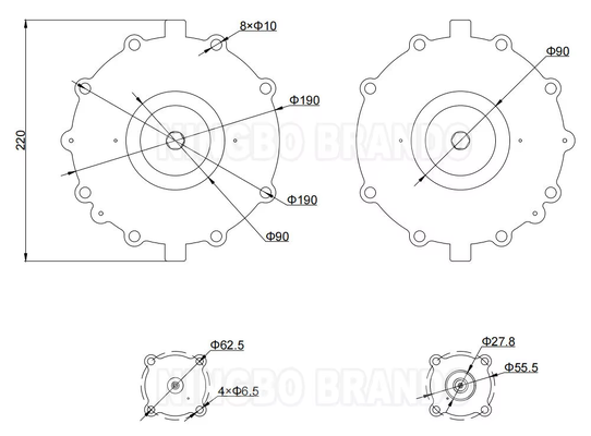 مجموعات الحجاب الحاجز للصمام النبض ASCO SCG353D060 SCG353G060 G353.058