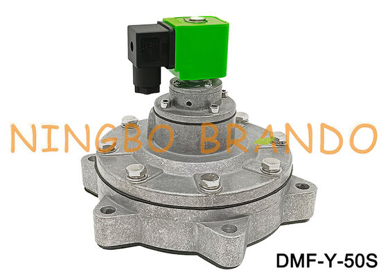 صمام الكهرباء الكهربائية المغمورة DMF-Y-50S جمع الغبار 2'' 24VDC 220VA