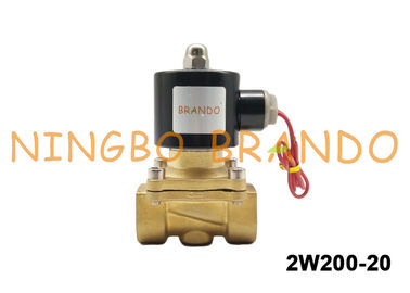 3/4 &quot;UNI-D نوع UW-20 2W200-20 صمام الملف اللولبي النحاسي لزيت غاز الماء