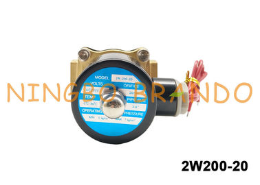 3/4 &quot;UNI-D نوع UW-20 2W200-20 صمام الملف اللولبي النحاسي لزيت غاز الماء