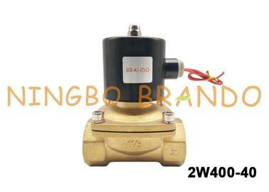 1-1 / 2 &quot;نوع UNI-D UW-40 2W400-40 صمام التحكم في تدفق النحاس صمام الملف اللولبي لزيت غاز الماء