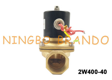 1-1 / 2 &quot;نوع UNI-D UW-40 2W400-40 صمام التحكم في تدفق النحاس صمام الملف اللولبي لزيت غاز الماء