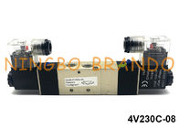 5 طريقة 3 وضع 1/4 `` صمام الملف اللولبي نوع AirTAC لمشغل هوائي 4V230C-08