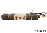 1/8 `` 4V120-06 Airtac نوع هوائي الملف اللولبي صمام 5 طريقة 2 موقف 24V