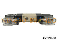 1/4 `` 4V220-08 Airtac نوع هوائي الملف اللولبي صمام 5 طريقة 2 موقف 220V