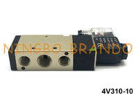 4V310-10 صمام الملف اللولبي هوائي نوع Airtac 3/8 &quot;5/2 طريقة 220VAC