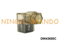 DIN 43650 Type C DIN43650C موصل ملف صمام الملف اللولبي 24VDC