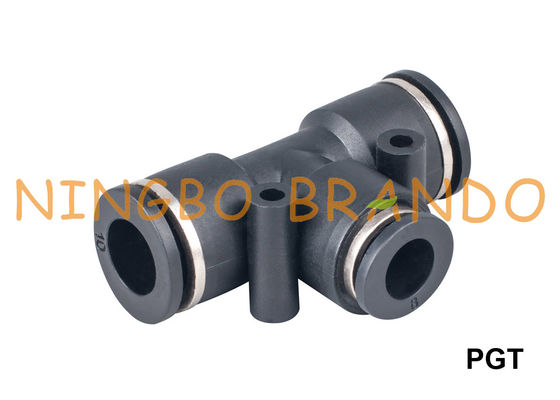 PGT Union Tee البلاستيك المخفض تركيبات 1/8 `` 1/4 '' 3/8 `` 1/2 &quot;