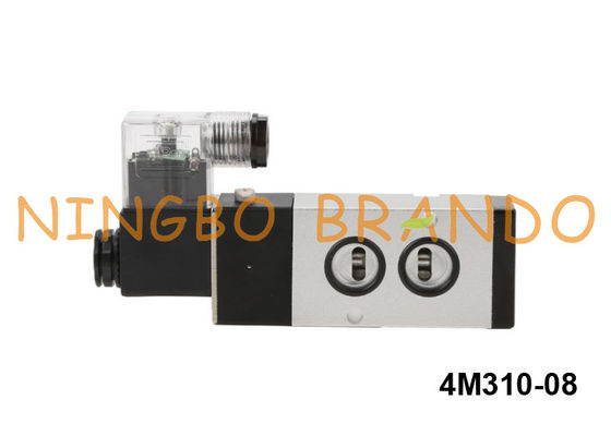 4M310-08 Airtac نوع نامور طيار الملف اللولبي صمام 5/2 الطريق 24 فولت 220 فولت