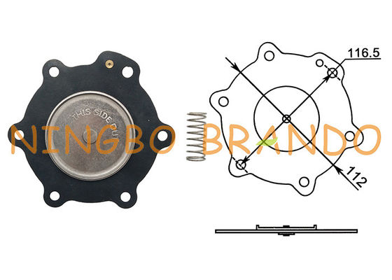 1-1 / 2 '' C113825 G353A045 طقم إصلاح غشاء صمام الطيار عن بعد