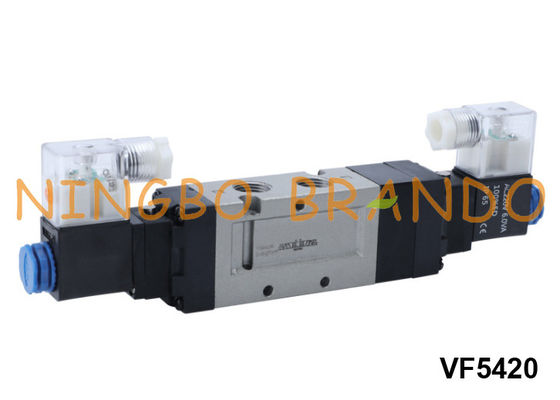 VF5420 SMC نوع 5/3 طريقة صمام الملف اللولبي للتحكم الهوائي 24 فولت 220 فولت