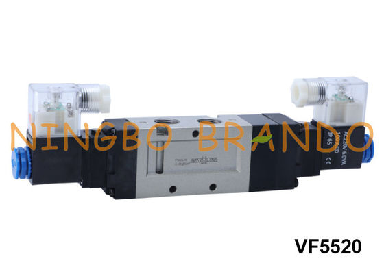 صمام الملف اللولبي الهوائي نوع VF5520 SMC 5 طرق 3 وضع 24 فولت 220 فولت