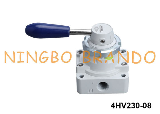 4HV230-08 Airtac Type 4/3 Way Rotary Hand Lever Valve هوائي