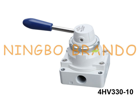 4HV330-10 Airtac Type 4/3-Way Hand Lever Valve مع منتصف الموضع المغلق