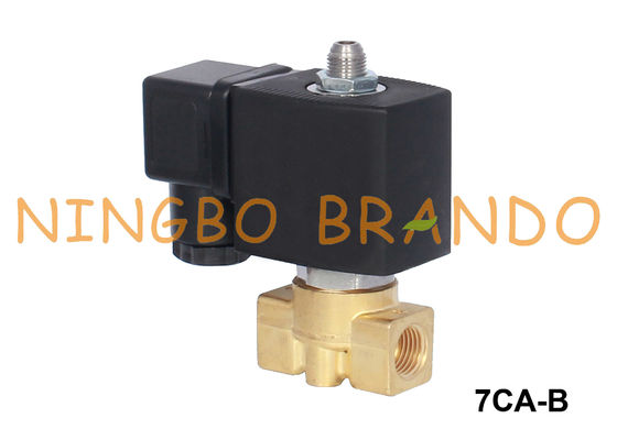 صمام الملف اللولبي النحاسي 3/2 طريقة للهواء المائي 1/8 `` 1/4 '' 12V 24V 110V 220V