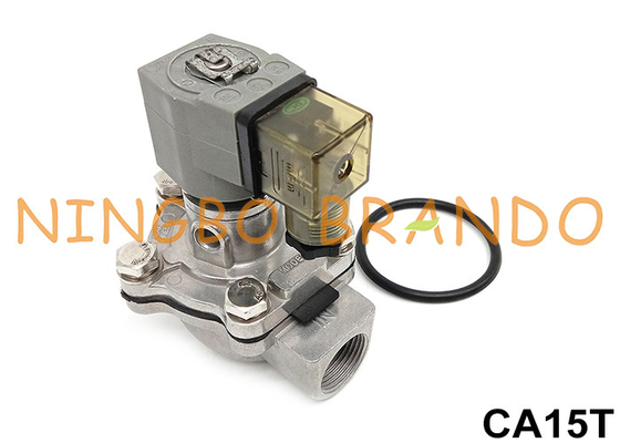 CA15T الزاوية اليمنى 1/2 '' نبض جيت صمام DC24V AC220V AC110V
