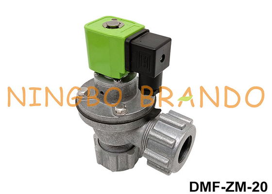 DMF-ZM-20 3/4 `` صمام نفاث نبضي مع صامولة ثابتة 220 فولت تيار متردد 24 فولت تيار مستمر