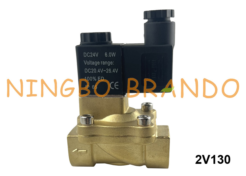 صمام الملف اللولبي النحاسي نوع Airtac 2/2 طريقة 2V130-10 2V130-15 3/8 `` 1/2 &quot;