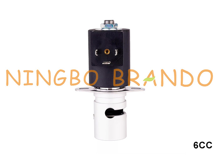 2/2 طريق مغلق عادة NC ضغط أنبوب قرص صمام الكهربائي 12V 24V 110V 220V