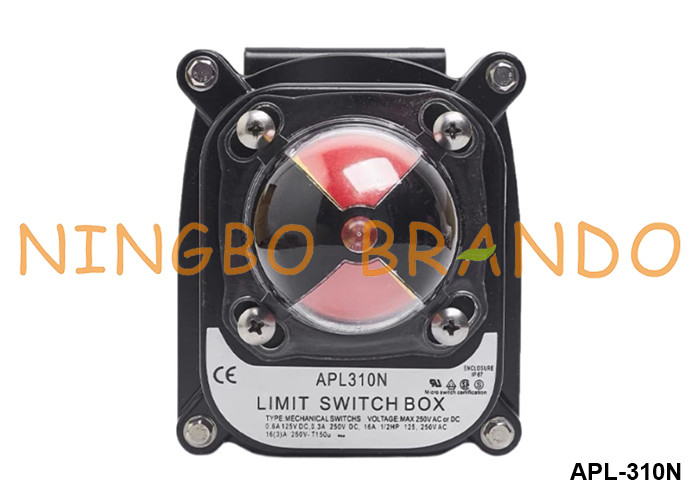 APL-310N مؤشر موقع صمام علبة تحويل الحد لصمام الفراشة الهوائي