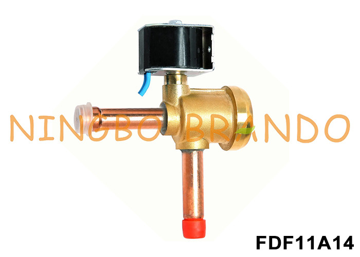 FDF11A14 12.7mm OD SANHUA نوع صمام الكهربائي للتبريد