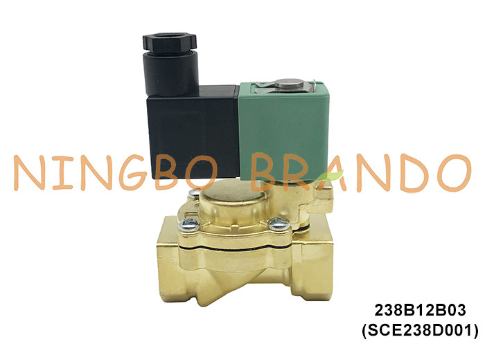 SCE238D001 3/8' ASCO الصمام الكهربائي النحاسي 220V 230V 110V 115V 24V