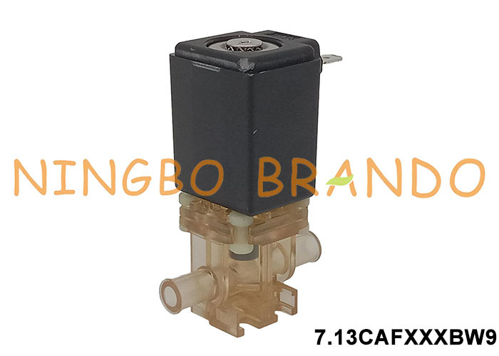 صمام لولبي PPSU عازل بدرجة الغذاء لماكينة القهوة 12 فولت 24 فولت 110 فولت 220 فولت